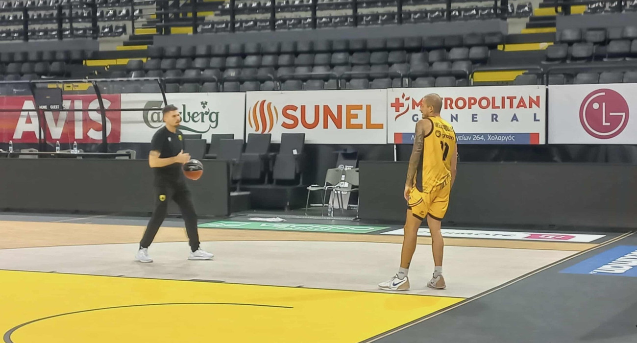 Ο Αρσενόπουλος έμεινε στη Sunel Arena για επιπλέον δουλειά ατομικά (video)