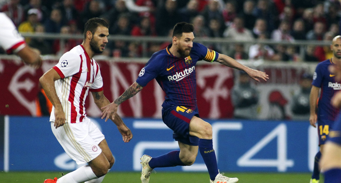 Στιγμιότυπο από το Ολυμπιακός - Μπαρτσελόνα το 2017 / Πηγή: Eurokinissi