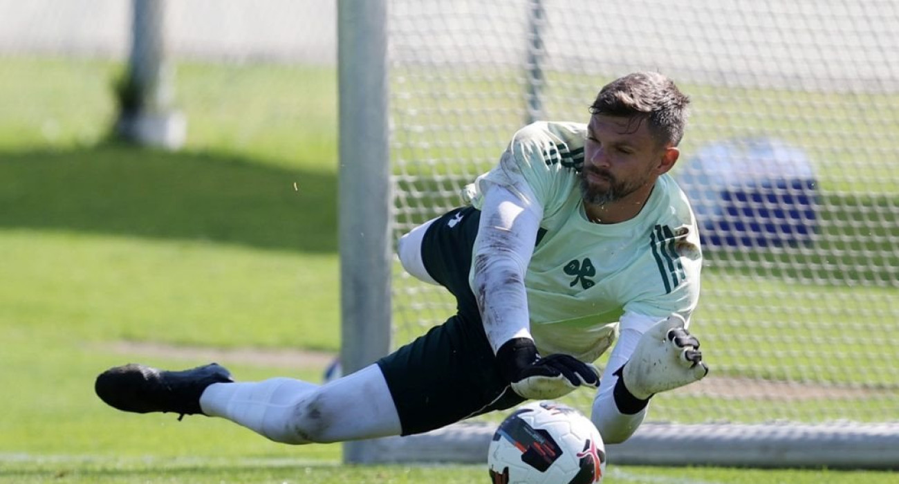 Ο Μπαρτολομιέι Ντραγκόφσκι σε προπόνηση του Παναθηναϊκού / Πηγή: InTime