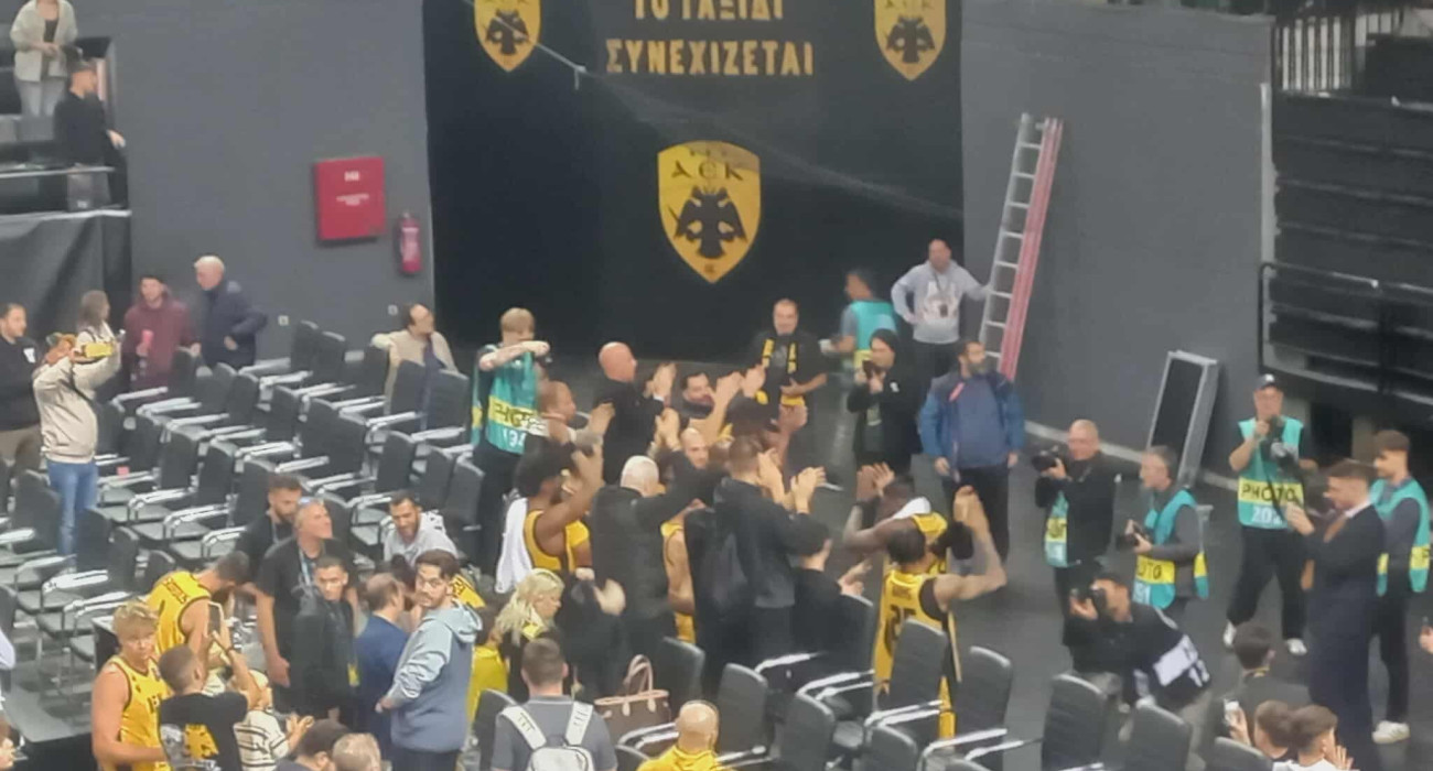 «Πάρτι» ομάδας και κόσμου για το 2Χ2 της ΑΕΚ στο BCL! (video)