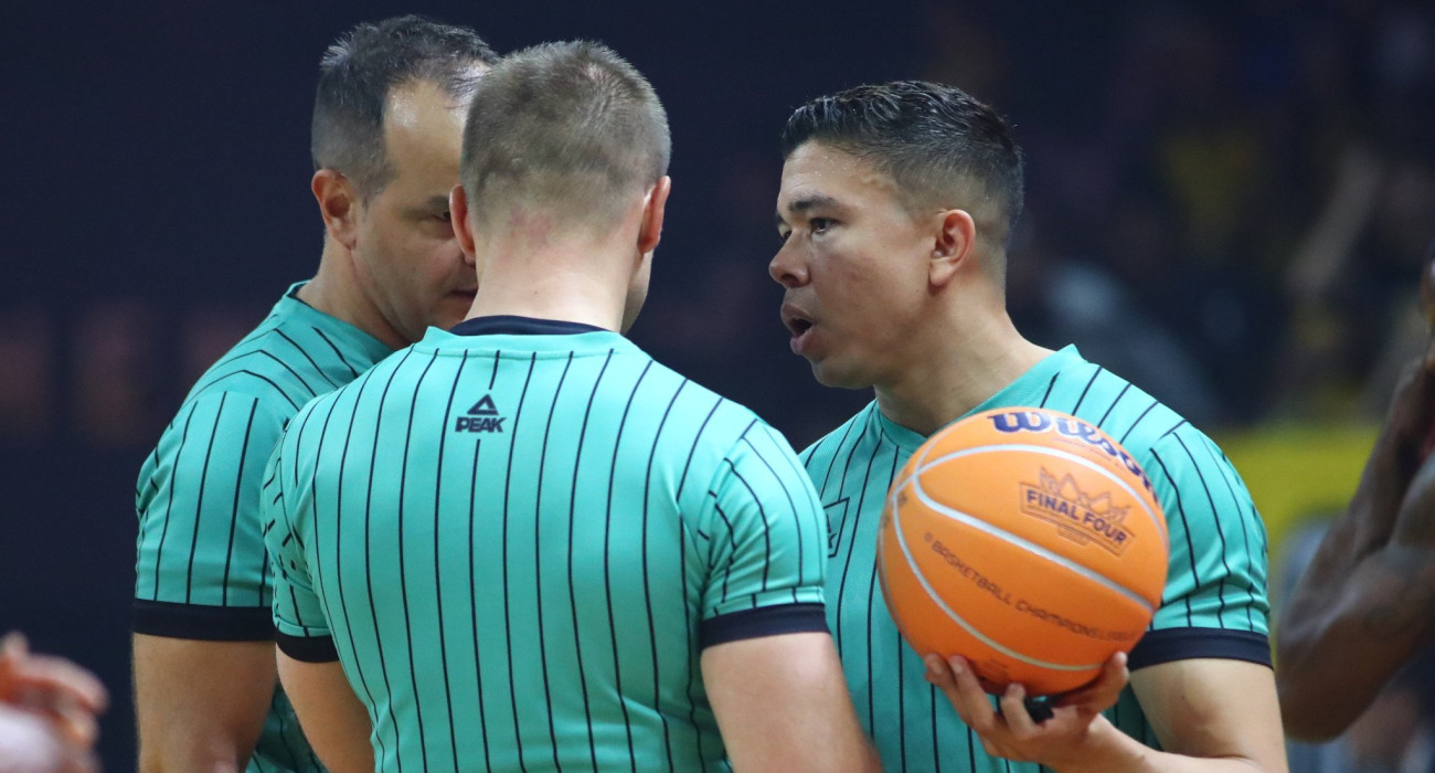 Οι διαιτητές του BCL / Πηγή: Eurokinissi