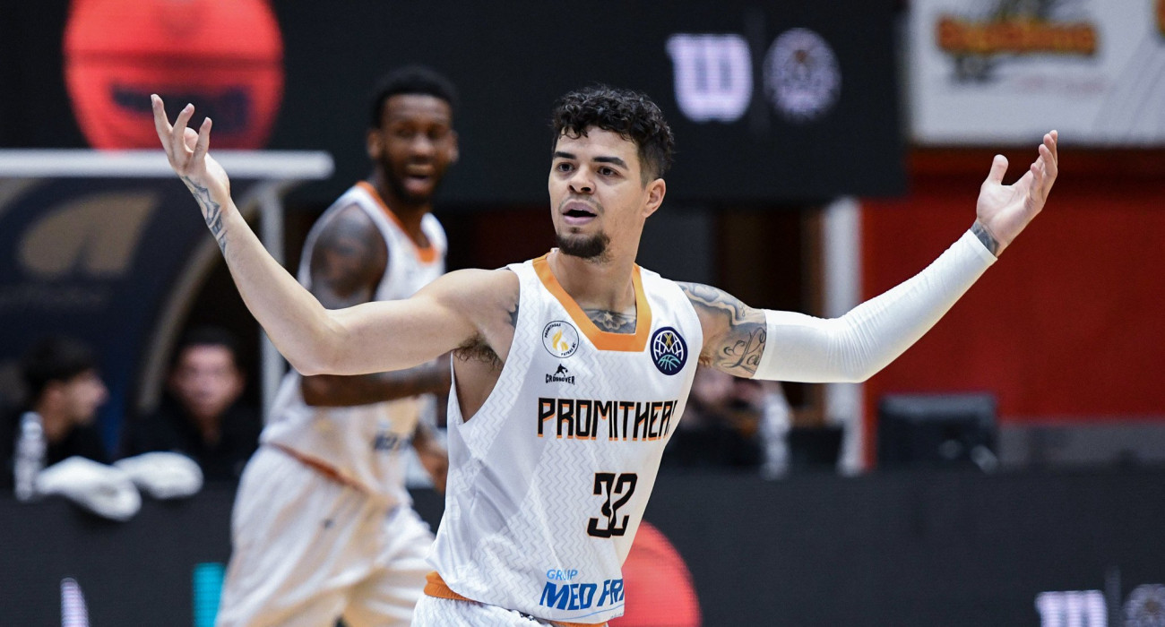 Ο Ρομπ Γκρέι, με τη φανέλα του Προμηθέα Πάτρας, Πηγή: Eurokinissi