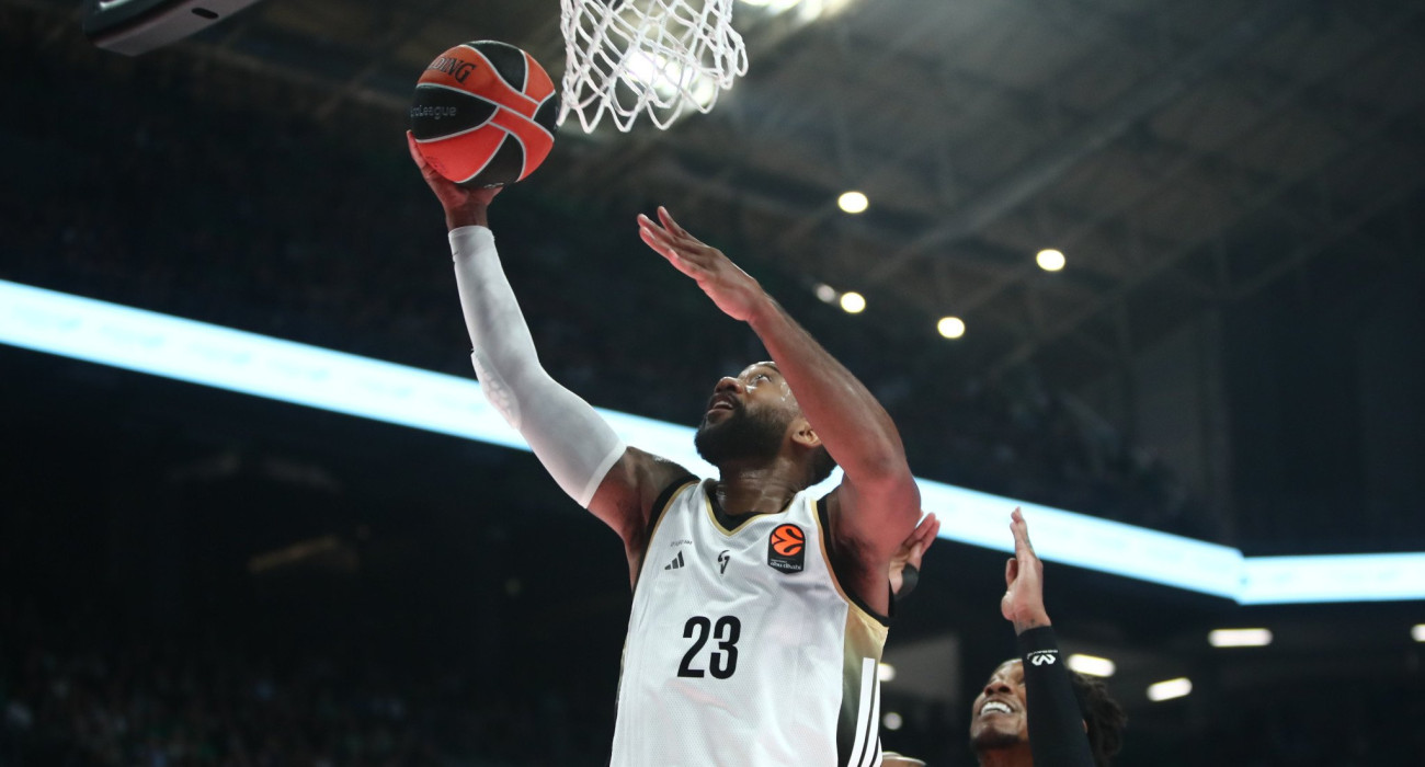 Στιγμιότυπο από το παιχνίδι ανάμεσα σε Βιλερμπάν και Παναθηναϊκό, Πηγή: Eurokinissi