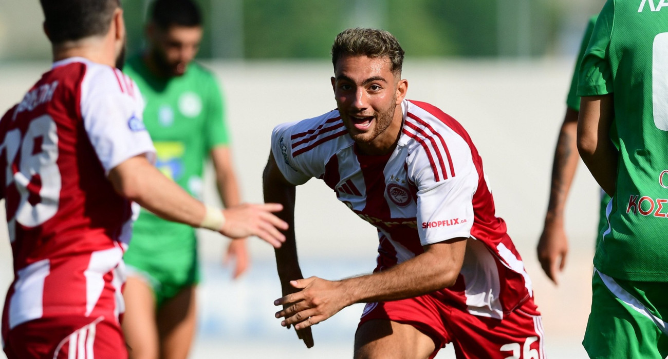 Ο Μπιλάλ πανηγυρίζει το γκολ που σημείωσε / Πηγή: Eurokinissi