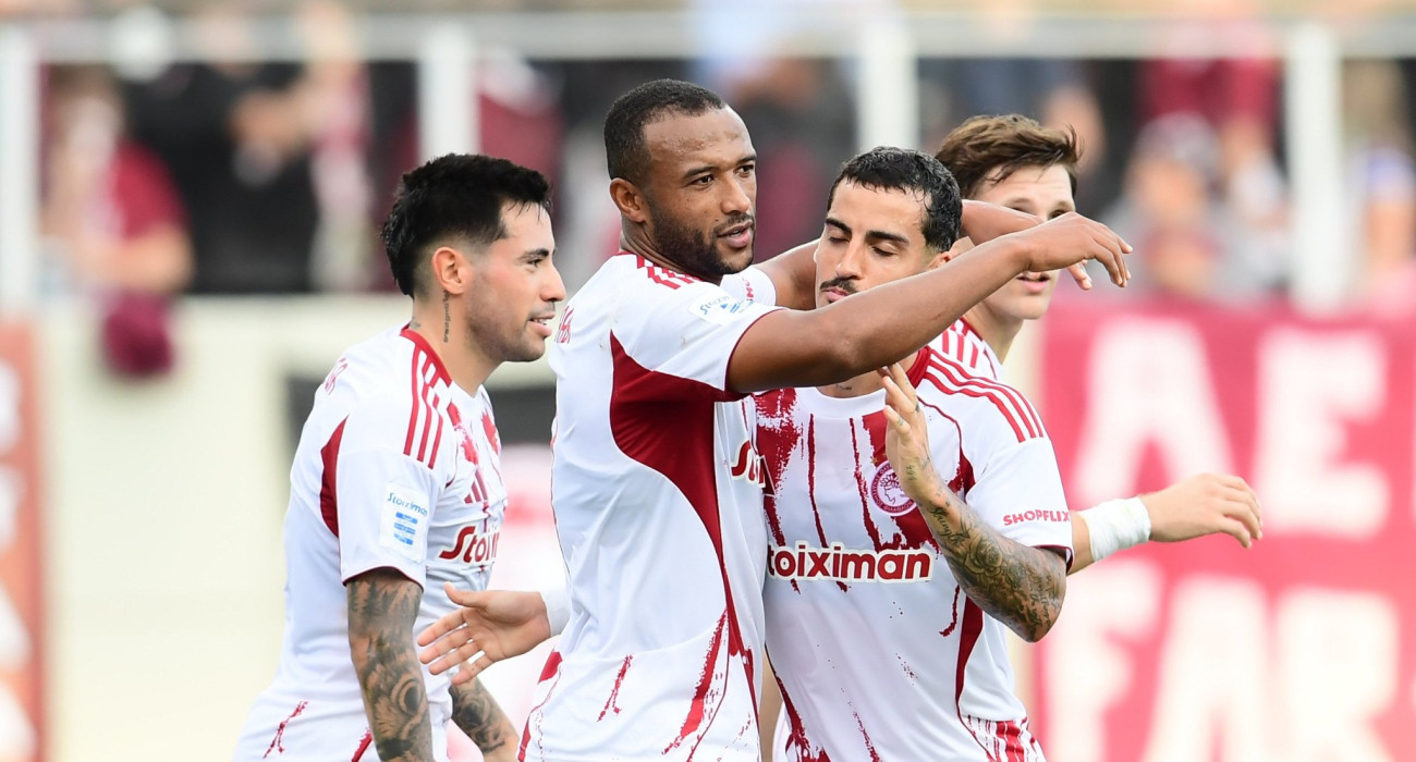 O Eλ Κααμπί πανηγυρίζει το γκολ που σημείωσε / Πηγή: Eurokinissi