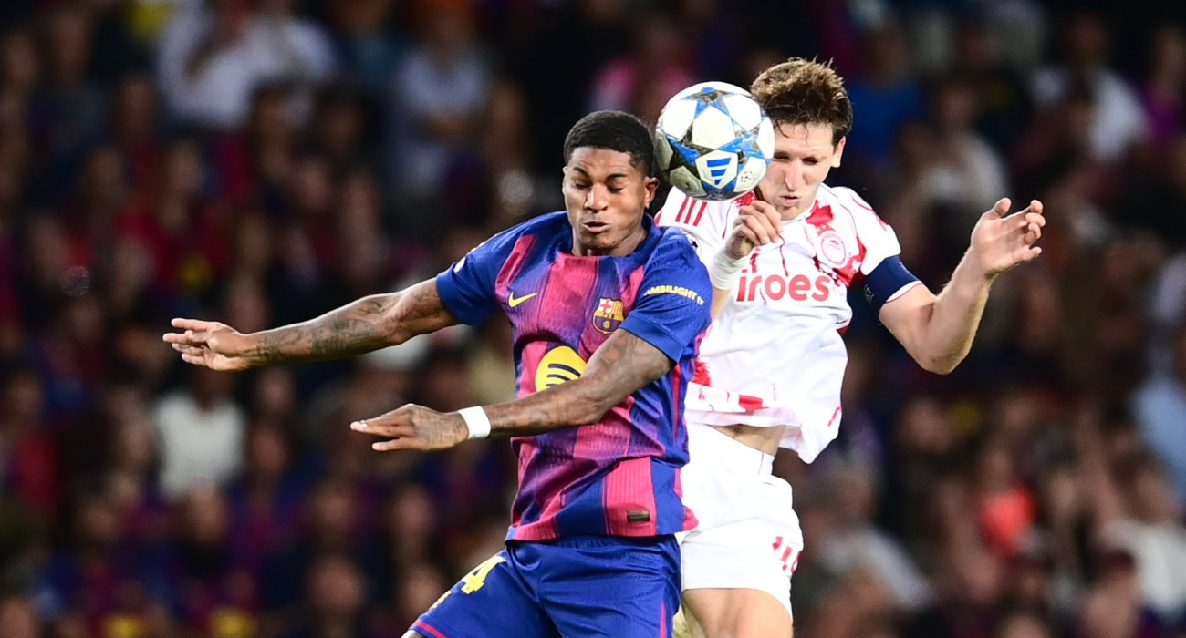 Στιγμιότυπο από την αναμέτρηση Μπαρτσελόνα - Ολυμπιακός / Πηγή: Eurokinissi