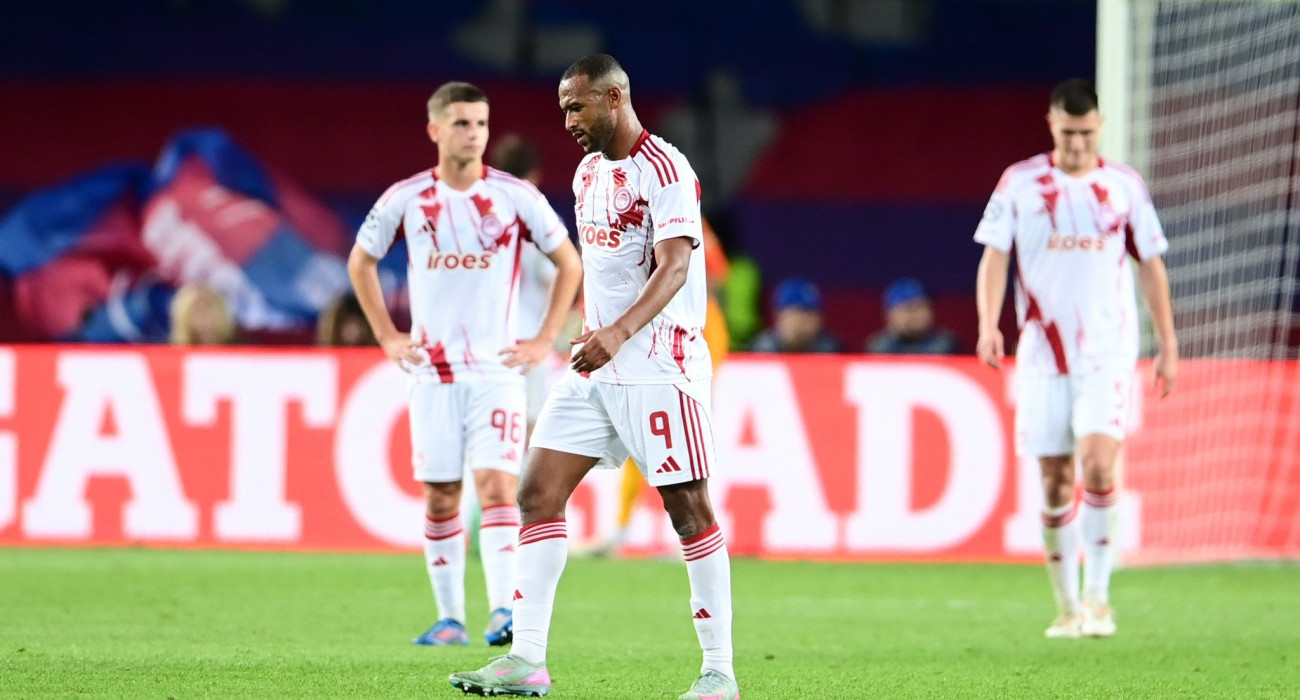 Οι παίκτες του Ολυμπιακού / Πηγή: Eurokinissi