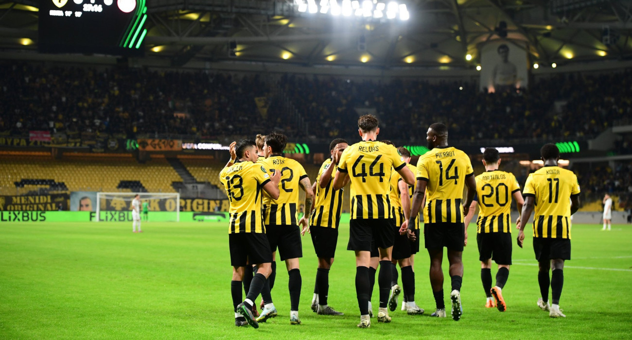 Οι ποδοσφαιριστές της ΑΕΚ/ Πηγή: Eurokinissi