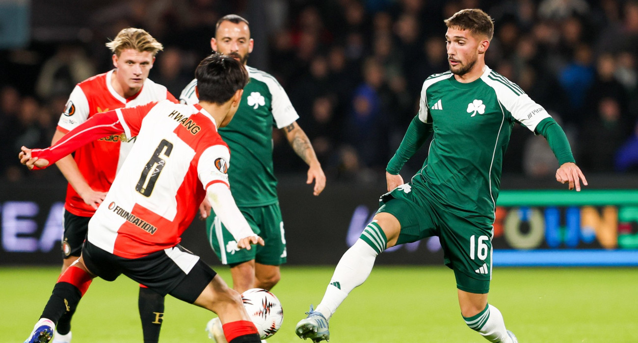 Στιγμιότυπο από το ματς Φέγενορντ - Παναθηναϊκός / Πηγή: Eurokinissi