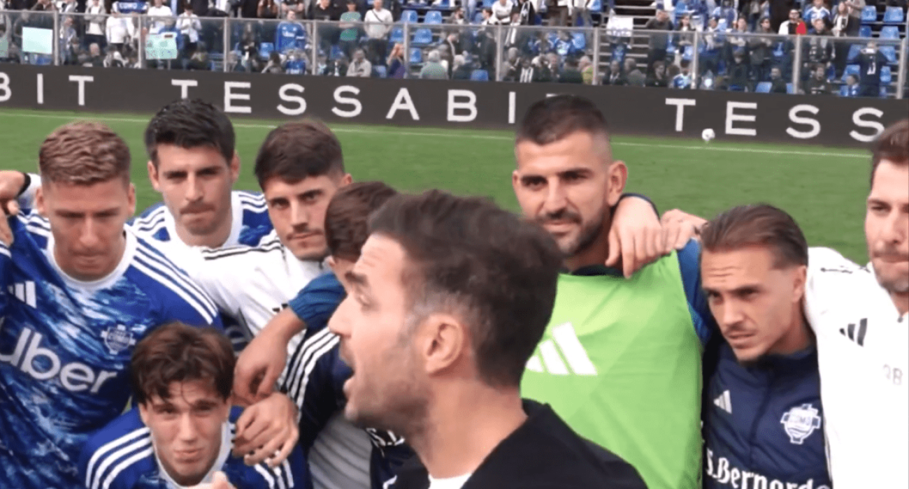 Η ομιλία του Σεσκ Φάμπρεγκας / Screenshot