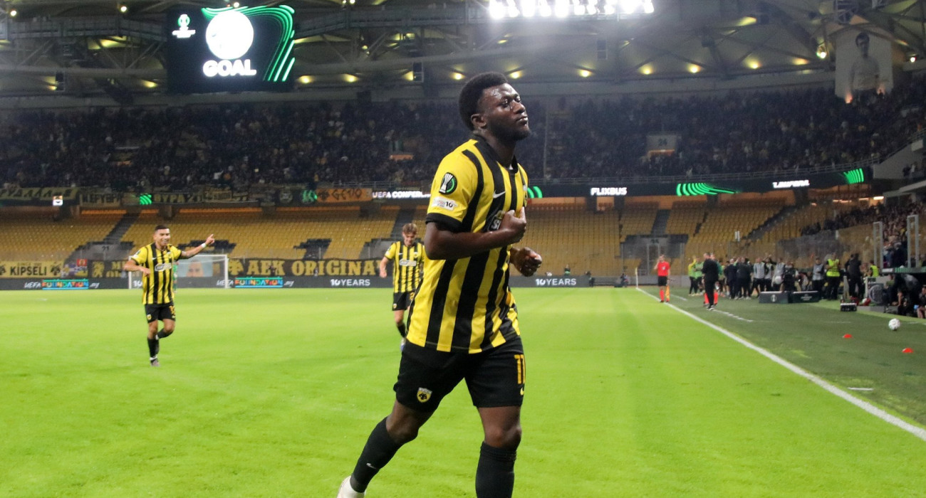 Ο Αμπουμπακαρί Κοϊτά στο ΑΕΚ-Αμπερντίν / Πηγή: Intime