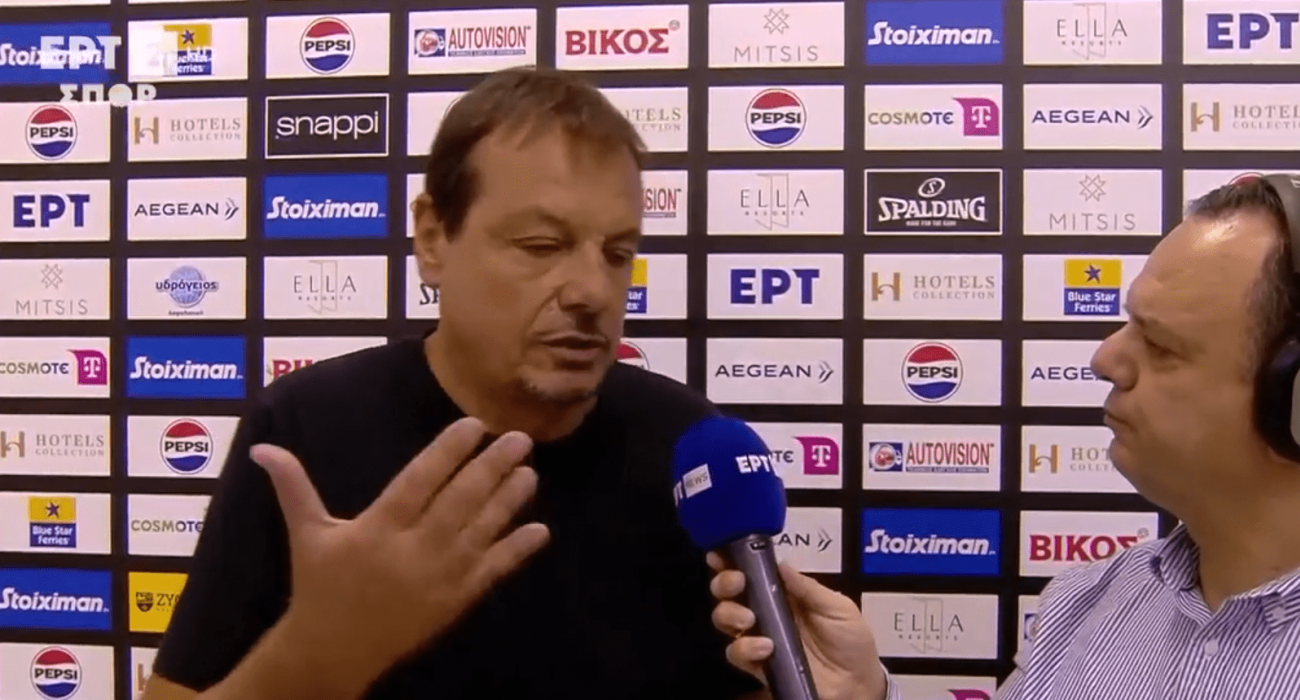 Ο Εργκίν Αταμάν ξεσπά κατά της διαιτησίας στη Ρόδο / Πηγή: GLOMEX