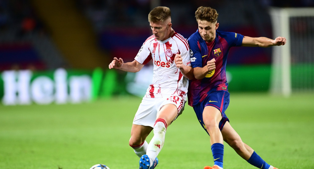 Στιγμιότυπο από την αναμέτρηση Μπαρτσελόνα - Ολυμπιακός / Πηγή: Eurokinissi