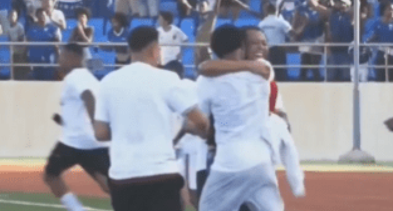 Οι πανηγυρισμοί των παικτών του Πράσινου Ακρωτηρίου / Screenshot