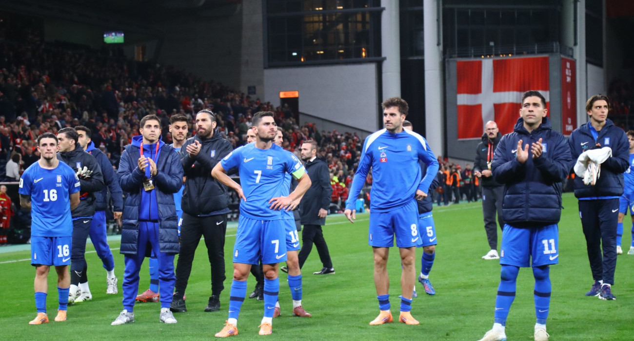 Οι ποδοσφαιριστές της εθνικής Ελλάδας / Πηγή: Eurokinissi