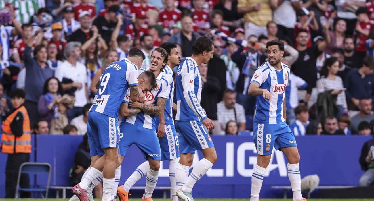 Παίκτες της Εσπανιόλ πανηγυρίζουν / Πηγή: Ιmago