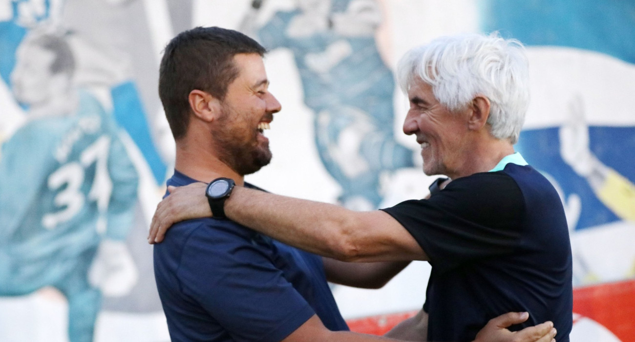 Ο Μάκης Γκαγκάτσης με τον Ιβάν Γιοβάνοβιτς / Πηγή: Intime