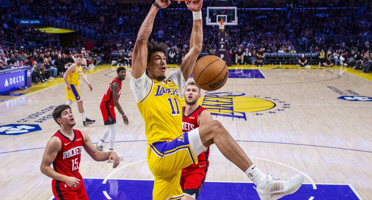 Ο Τζάκσον Χέις καρφώνει σε παιχνίδι των Λέικερς, Πηγή: Imago