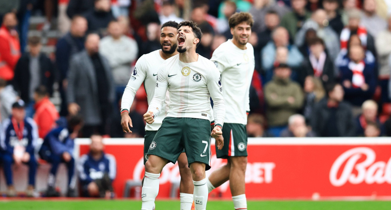 Οι ποδοσφαιριστές της Τσέλσι πανηγυρίζουν / Πηγή: Imago