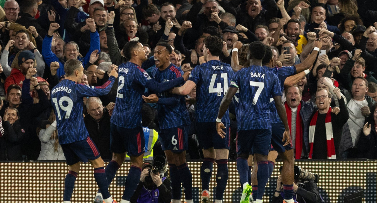 Οι παίκτες της Άρσεναλ πανηγυρίζουν / Πηγή: Imago