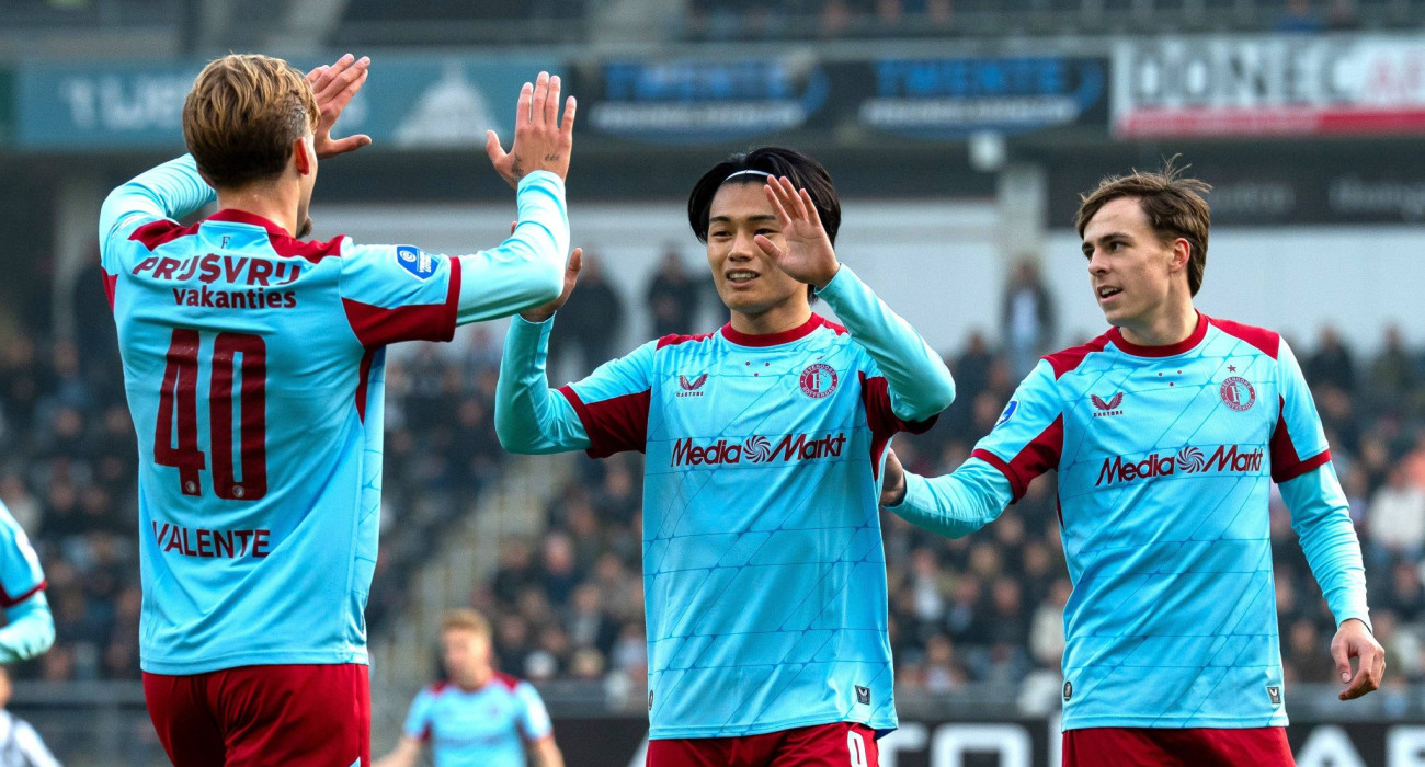 Οι ποδοσφαιριστές της Φέγενορντ πανηγυρίζουν / Πηγή: Imago