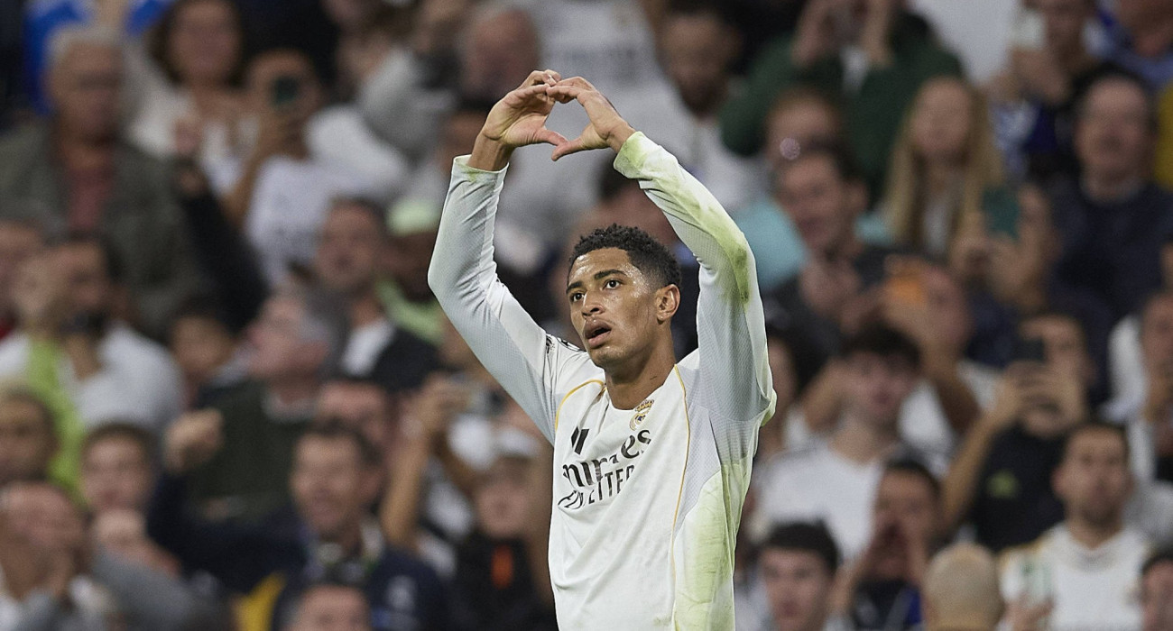 Ο Τζουντ Μπέλιγχαμ πανηγυρίζει / Πηγή: Imago