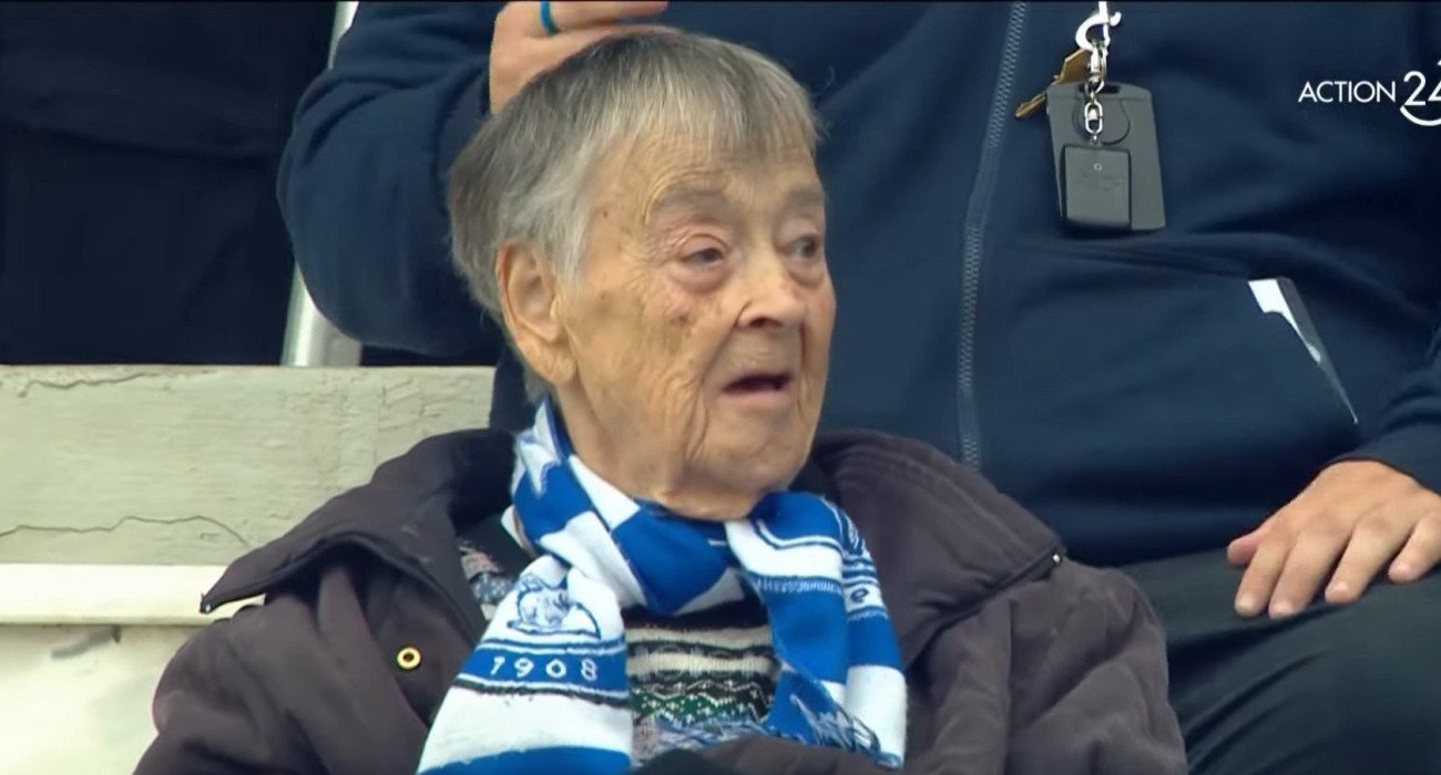 Η κυρία Χάιδω, η πιο πιστή οπαδός του Ηρακλή / Screenshot