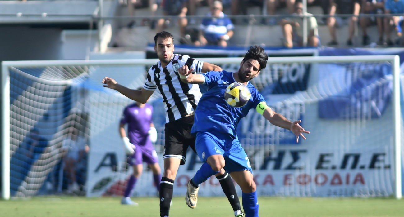 Ο Γιάννης Λουκίνας κόντρα στον ΠΑΟΚ Β' / Πηγή: Eurokinissi