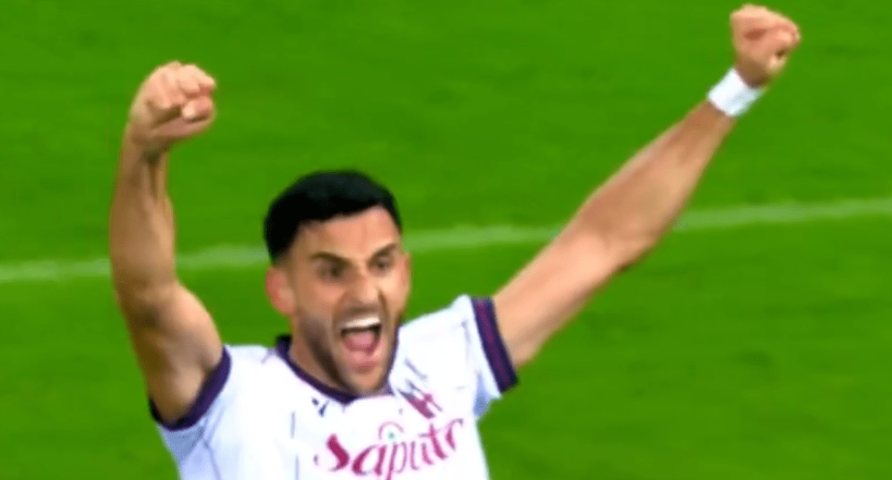 Ο Μπάμπης Λυκογιάννης πανηγυρίζει / Screenshot