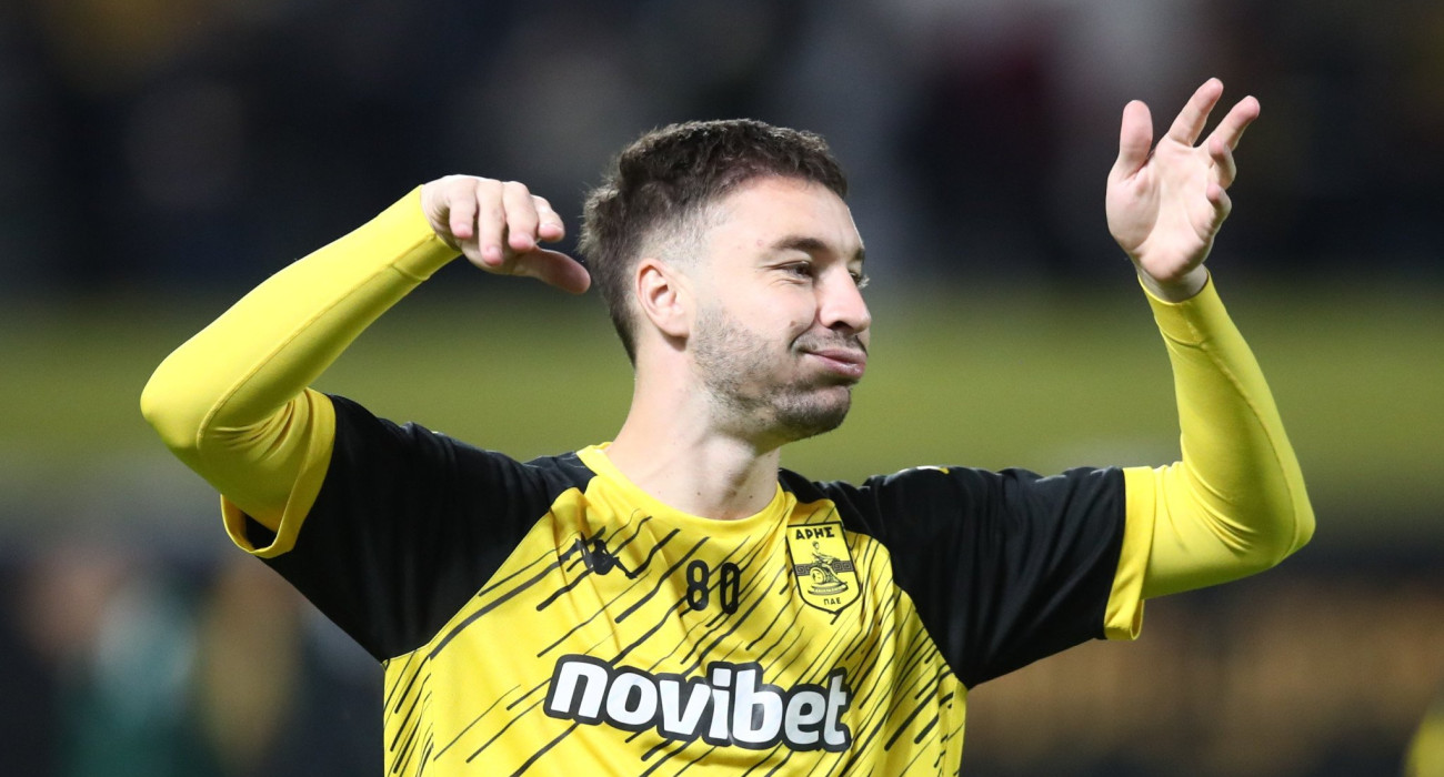 Ο Μορόν σε αγώνα του Άρη/Πηγή: Eurokinissi