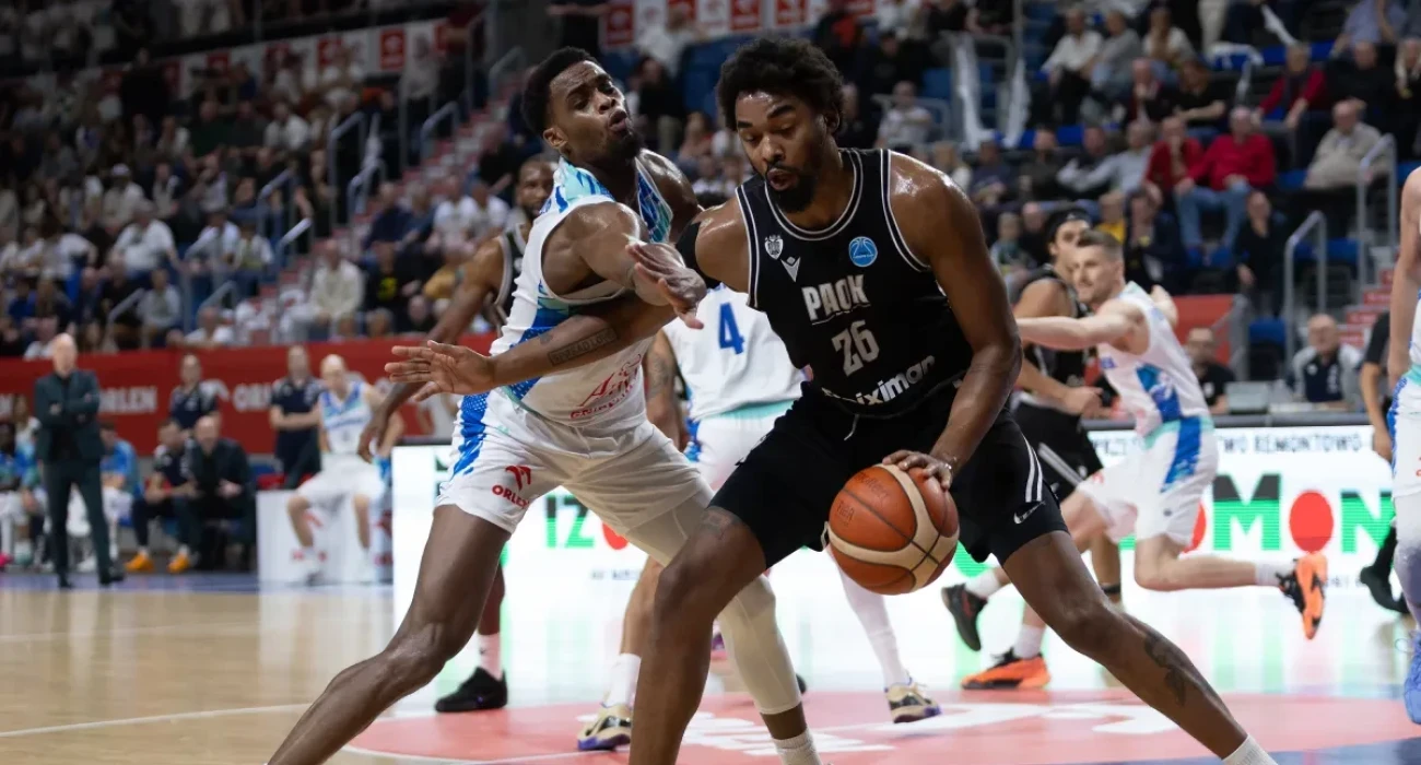 Στιγμιότυπο από το παιχνίδι Ανβίλ - ΠΑΟΚ, Πηγή: FIBA