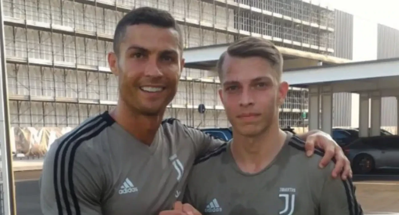 Ο Κριστιάνο Ρονάλντο με τον Σεντρίμ Καμεράι / Screenshot