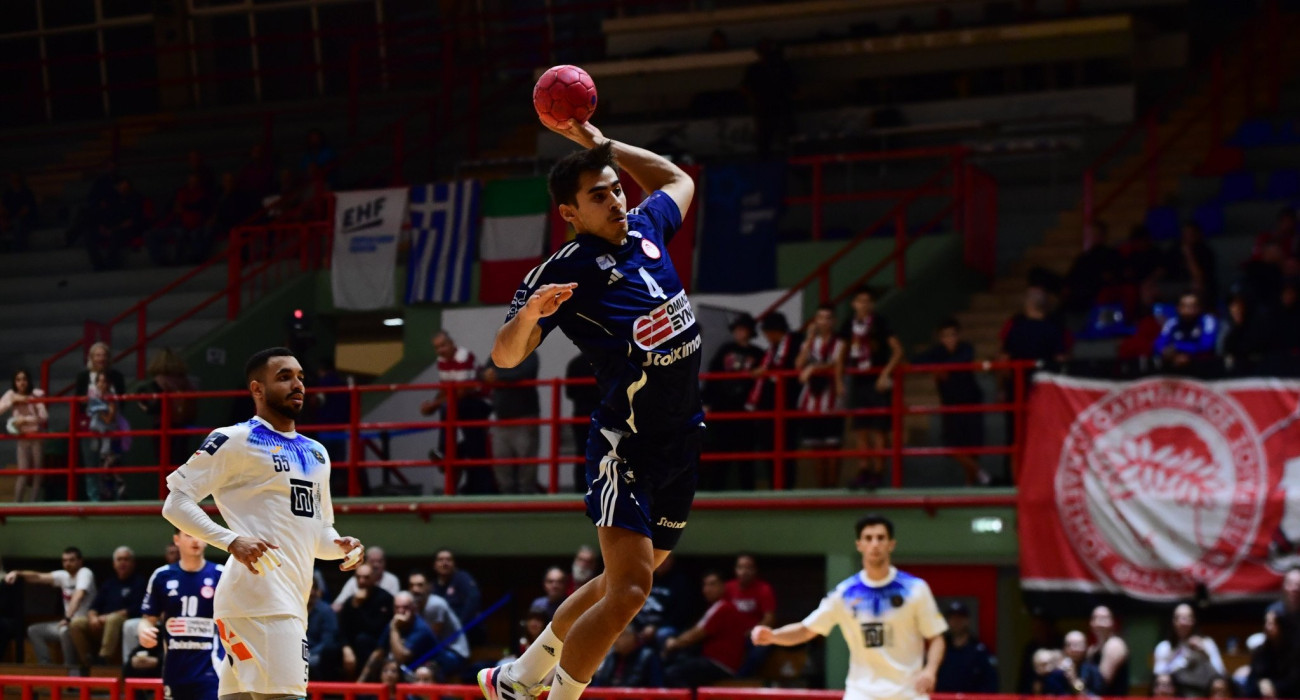 Φάση από τον αγώνα του Ολυμπιακού με την Άλμπατρο Συρακουσών / Πηγή: Eurokinissi