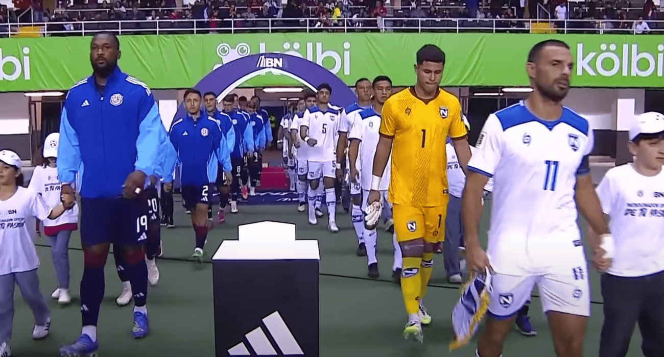 Ο αγώνας μεταξύ Κόστα Ρίκα και Νικαράγουας / Screenshot