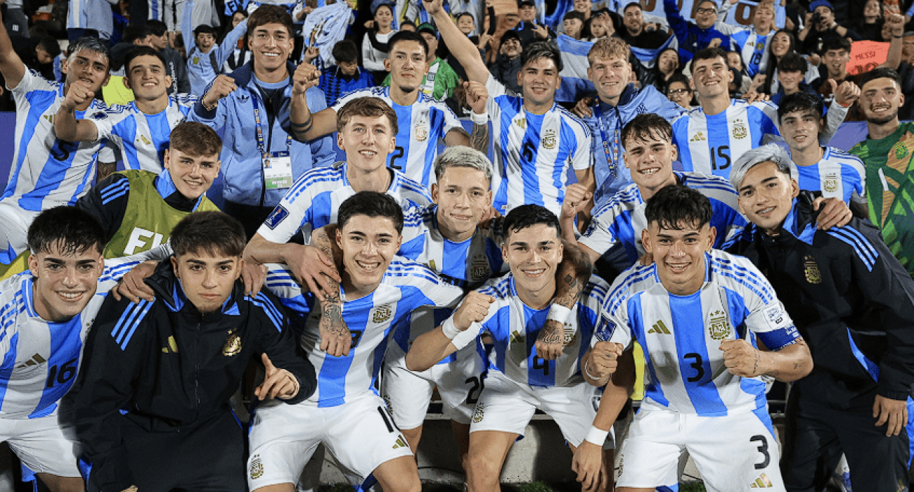 Η Εθνική Αργεντινής Κ20 / Πηγή: Printscreen (AFA)