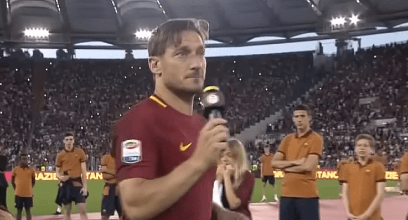 Ο Φραντσέσκο Τότι / Πηγή: Printscreen