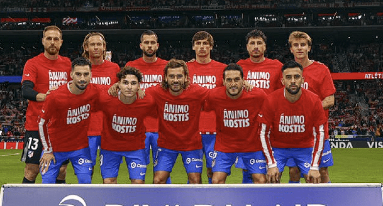 Oι παίκτες της Ατλέτικο / Πηγή: Printscreen