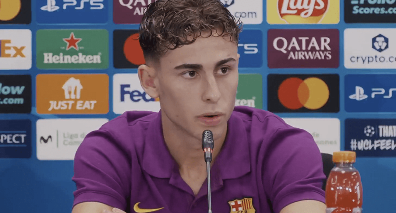 Ο Φερμίν Λόπεθ κατά την διάρκεια της συνέντευξης τύπου / Πηγή: Printscreen