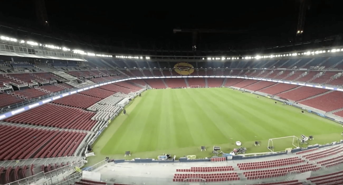 Τα εντυπωσιακά πλάνα από το ανακαινισμένο Camp Nou / Screenshot