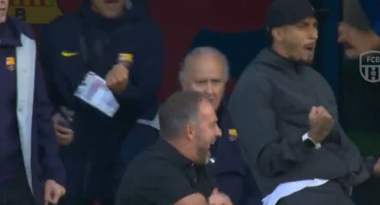 Ο Χάνσι Φλικ υπερέβη τα εσκαμμένα με τον πανηγυρισμό του / Screenshot