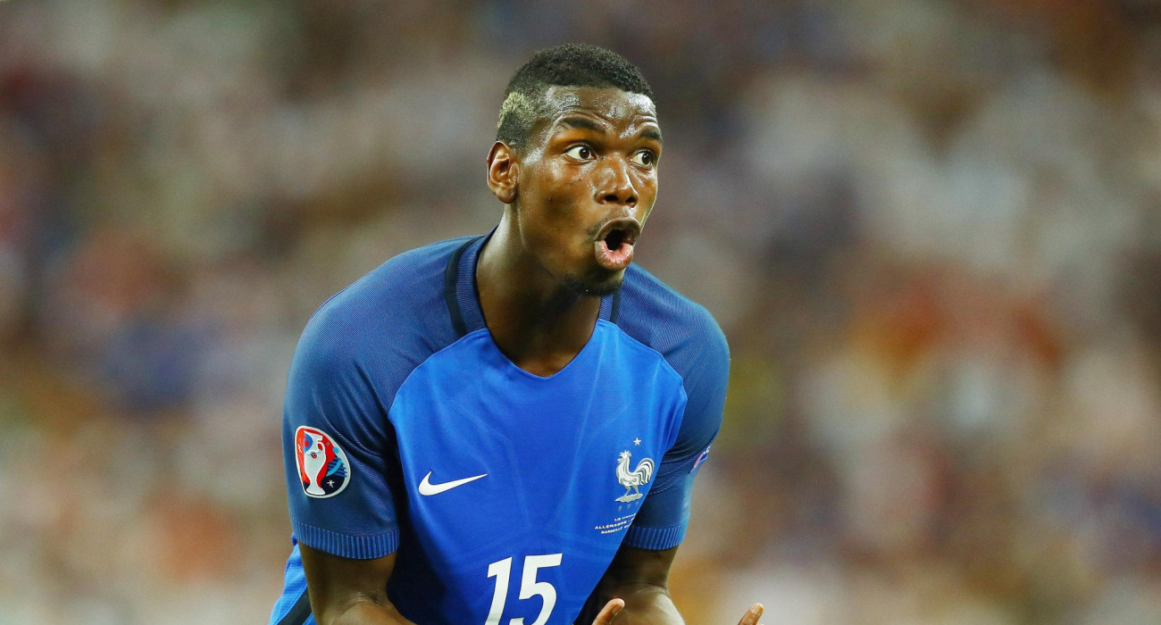 Ο Πολ Πογκμπά με τη φανέλα της εθνικής Γαλλίας / Πηγή: Intime