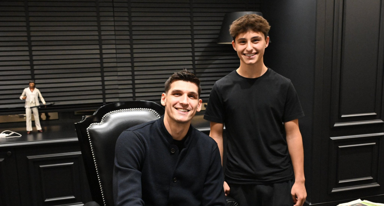 Ο Ντίνος Μήτογλου με τον Παύλο Γιαννακόπουλο/Βαγγέλης Στόλης