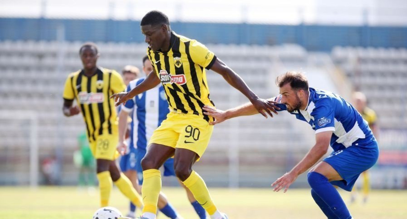 Ο Ζίνι στο Αιγάλεω-ΑΕΚ για το Κύπελλο / Πηγή: Eurokinissi