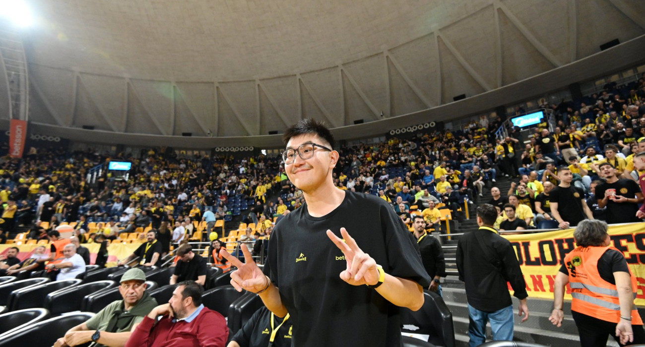 Ο Ρίτσαρντ Σιάο έκανε την είσοδό του στο Παλέ για το Άρης - ΠΑΟΚ, Πηγή: Intime