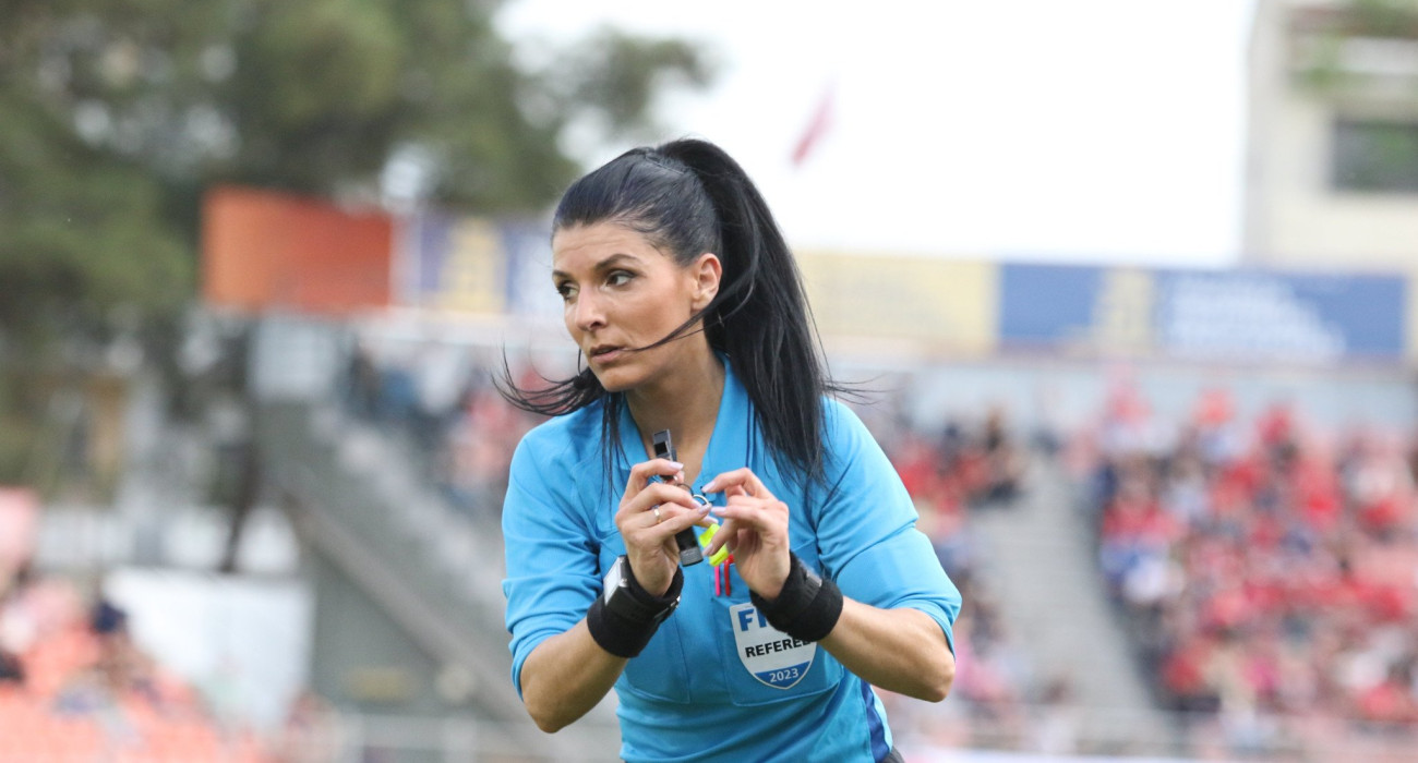 Η ρέφερι Ανδρομάχη Τσιοφλίκη / Πηγή: Eurokinissi