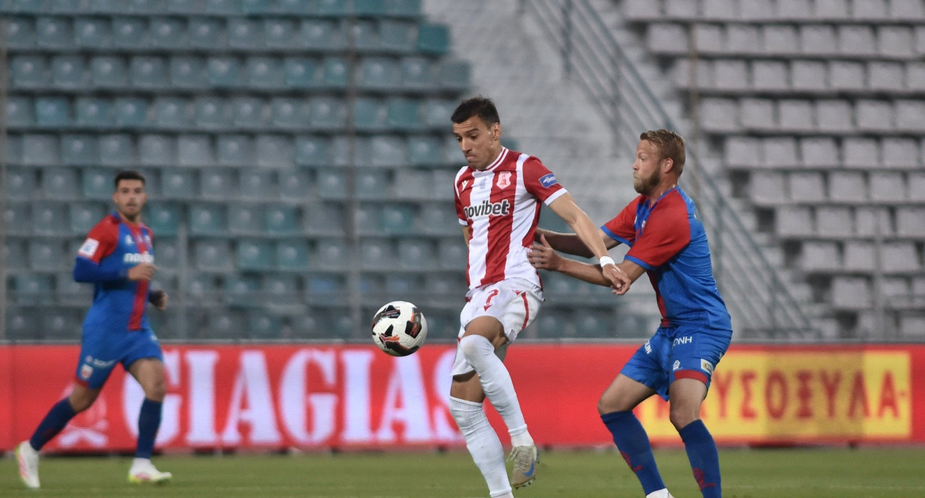 Φάση από το παιχνίδι Βόλος-Πανσερραϊκός την σεζόν 2024/25 /Πηγή: Eurokinissi