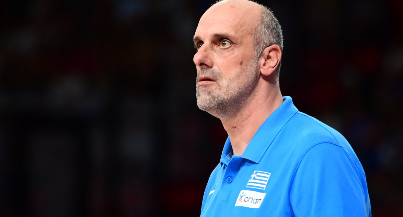 Ο Πέτρος Πρέκας κατά τη διάρκεια του EuroBasket γυναικών/Πηγή: Eurokini