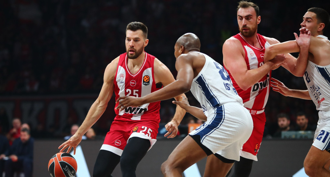 Στιγμιότυπο από το Ολυμπιακός - Αναντολού Εφές / Πηγή: Eurokinissi