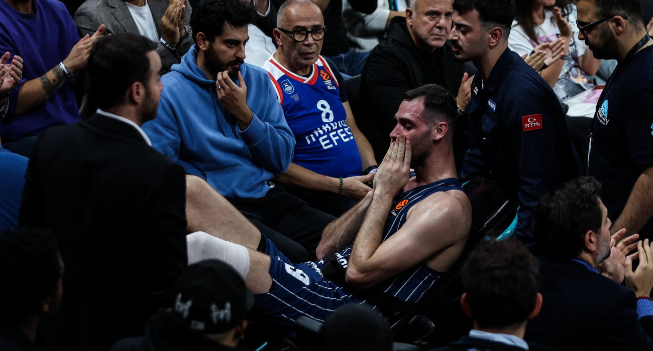 Ο Γιώργος Παπαγιάννης υπέστη ρήξη χιαστού στο ματς με τον Παναθηναϊκό/Πηγή: Eurokinissi