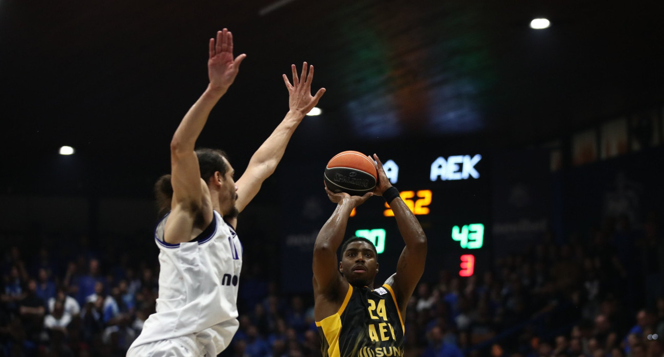 Νικηφόρο πέρασμα της ΑΕΚ από το Ιβανώφειο της Θεσσαλονίκης / Πηγή: Eurokinissi